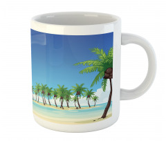 Coconut Trees in the Ocean Mug