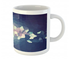 Polygonal Pixel Art Graphic Mug