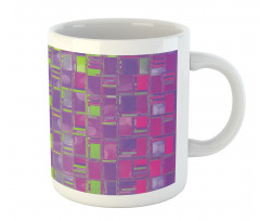 Abstract Distorted Cubes Mug