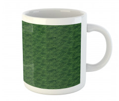 Palm Leaf Monochrome Mug