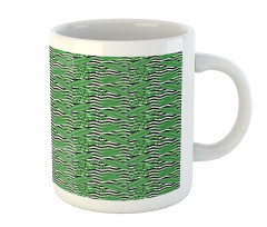 Leaves on Zigzags Mug