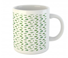 Simple Tropic Leaves Mug