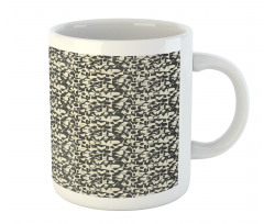 Grunge Capital Letters Mug