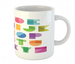 Educational Letters Art Mug