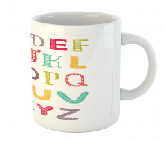 Colorful Education Content Mug