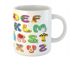 Happy Educational Letters Mug