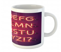 Contemporary Letters Art Mug