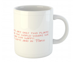 Scenery and Lettering Mug