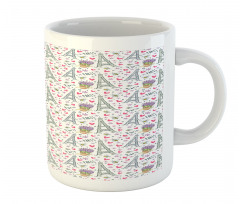 Romantic Doodle Items Mug