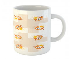 Cartoonish Flying Birds Mug