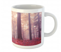 Trees Foggy Sunlight Mug