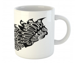 Ornamental Bird Mug