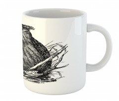 Vintage Wise Night Bird Mug