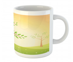 Wise Bird Cartoon Art Mug