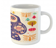 Birdie and Autumn Botany Mug