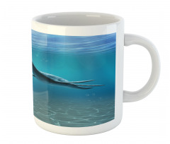 Aquatic Dinosaur Mug