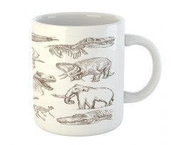 Dinosaurs Skeleton Mug