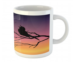 Gradient Sunrise Bird Mug