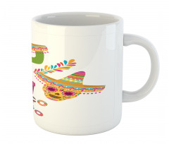 Cactus and Skulls Hat Mug