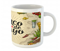 Mexican Food Drink Mug