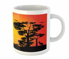 Hunting Man and Tree Mug