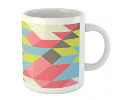 Colorful Polygonal Pattern Mug