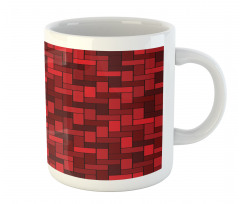 Rectangular Diagonal Zigzags Mug