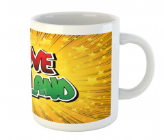 Typographic Pop Art Style Mug