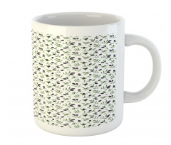 Botanical Branches Leaves Mug