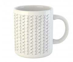 Flying Bird and Olive Branches Mug