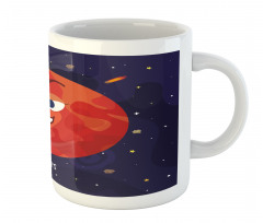 Mars Cartoon Character Mug