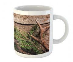 Evergreen Branch Deer Mug