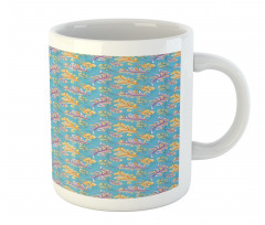 Abstract Bird Plumage Mug