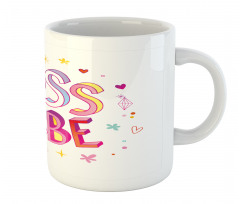 Colorful Graphic Wording Mug