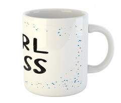 Grunge Typographic Image Mug