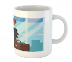 Businesswoman at Office Mug