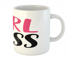 Simplistic Feminine Text Mug