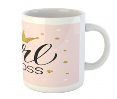 Dots Crown and Text Mug