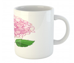 Hand Drawn Pink Petals Mug