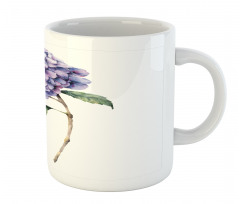 Fine Art Paint of Flower Mug