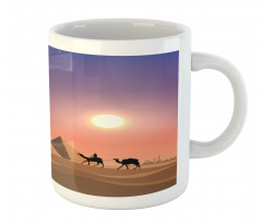 Caravan Camels Desert Scene Mug