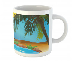 Big Palm Leaves Wild Outdoors Mug