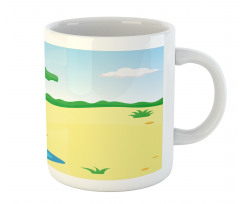 Cartoon Style Little Pond Mug