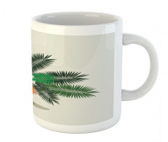 Tropical Oasis Leaves Mug