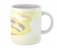 Singing Man Pastel Sketch Mug