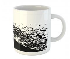 Black and White Singer Woman Mug