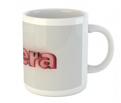 Computer Graphic Typography Mug