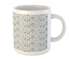 Outline Tropic Foliage Mug