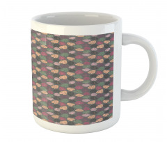 Pastel Abstract Leaves Mug