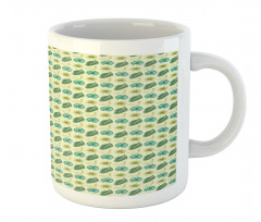 Banana and Leaves Art Mug